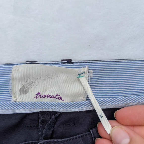 Trovota Navy Handmade Dress Pants - Picture 2 of 7